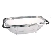 Appetito S/S 34x11cm Sink Top Strainer Home/Kitchen Tool Expandable Large