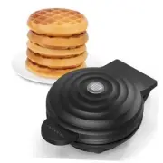 Mini Waffle Maker Machine, 4 Inch Chaffle Maker with Compact Design, Easy Mint