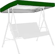 Swing Canopy Replacement, 75x47 Waterproof Swing Cover Replacement, Sunproof Outdoor Swing Cover for Garden Swing Chair Patio Hammock Green Swing Cover Replacement Swing Cover Swing Seat Replacement