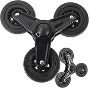 Toddmomy 1 Pair Casters Cart Wheels Replacements Cart Supplies Watering Can Fountain Truck Climbing Wheel Hand Truck Wheels Trolley Triangle Wheels Shopping Cart Luggage Cart Iron