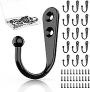 10 PCS Wall Mounted Coat Hooks Robe Hooks Cloth Hanger Coat Hanger Coat Hooks