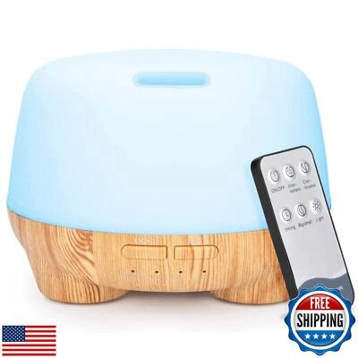 Marchred 500ML Aromatherapy Essential Oil Diffusers,Ultrasonic Cool Mist Arom