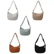 Women Shoulder Bag Korean Styles Crossbody Bag Simple Dumplings Bag for Travel