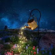 Doraring Solar Watering can with Garden Decor Lights,Retro Kettle Large