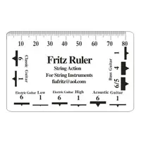 在飛比找蝦皮商城優惠-Fritz Ruler 吉他尺規 弦距 測量尺 測量卡 調整