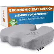 Seat Cushion for Office Chairs - Fits 18"x14" Seats, Tailbone, Coccyx Pain Re...