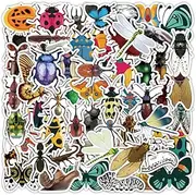 120 Packs Insect Stickers Water Bottles Laptop Phone Motorcycle Computer Guitar Skateboard Hydroflasks Bugs Vinyl Sticker Waterproof Aesthetic Trendy Decals for Teens Girls Adults
