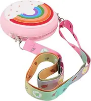 [Ipetboom] Adorable Mini Crossbody Bag for Cute Cartoon Coin Pouch Rainbow Lightweight Durable Design for Storing Wallet Keys Cosmetics More