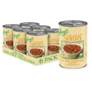 Amy’s Soup Vegan Chunky Vegetable Soup Gluten Free Made with Organic Tomatoes...