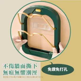 【廚房用品】簡約風雙層壁掛鍋蓋架(免釘 無痕 廚房 鍋蓋架 砧板架 收納架 瀝水架 廚具架 壁掛架 菜板架)