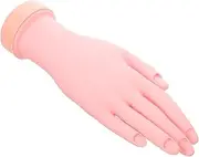 WOFASHPURET Nail Accessories Manicure Training Hand Model Nail Practice Hand Simulated Hand for Nail Practice Human Hand Model Acrylic Nails Practice Hand Nail Practice Lifelike Hand Rubber