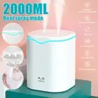 2L Mist Air Humidifier Aromatherapy Diffuser USB Ultrasonic Aroma Diffuser Lamp