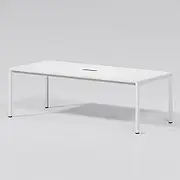 LYXWGRZD Meeting Table for 6 People, Business Conference Table, Rectangle Training Table, Seminar Table for Office Conference Room