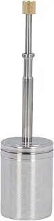 Coffee and Tea Maker, 8.3x2in Stainless Steel Reusable Coffee Brew Plunger Filter, Press the Plunger to Brew Anywhere, French Press Coffee Maker for Home and Travel