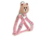 P169 1.2M Dog and Cat Leash Adjustable Anti-breakout Chest Strap Pet Supplies-L