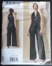 VOGUE SEWING PATTERN - Tom & Linda Platt Design - JUMPSUIT - XSM-SML-MED - NEW