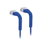 Ubiquiti UniFi Patch Cable, 10-Pack, Reduced Packaging (Low Plastic), Length 0.1m, Blue, Both End Bendable to 90 Degree, RJ45 Ca