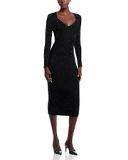 Boss Ferima Sequined Sweater Dress