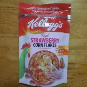 cereal corn flakes kellogg's vintage free shipping breakfast new hot Strawberry
