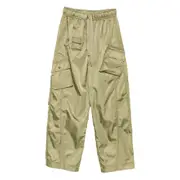 [Ganni] Ganni Tapered Cargo Pants 36 FR GREEN