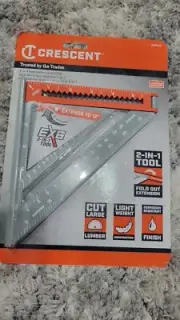 Crescent Lufkin 12.52 in. L X 1.2 in. Aluminum Extendable 2-in-1 Layout Tool new