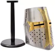 Authentic Medieval Crusader Helmet - Ideal for Collectors and History Enthusias