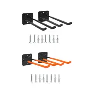 2 Pieces Garage Storage Hooks Organization Garden Tools Wall Mounted Hooks