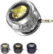 Portable 5X Speaker Amplifier, Plug & Play for Music/Calls, Mini Portable 5X Speaker Amplifier, Mini Convenient Mobile Phones Sound Amplifiers (B-Clear)