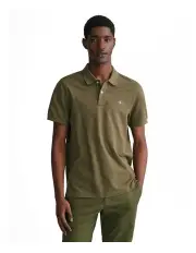[Gant] Regular Fit Shield Pique Polo Shirt in Juniper Green