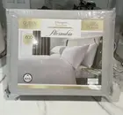 Kensingston Gardens Alexandria 600 TC Egyptian Solid Queen Sheet Set Silver.