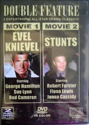 George Hamilton -Evel Knievel, 1971+Stunts, 1977 By Robert Forster (DVD)