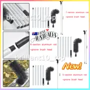 1X Gutter Cleaning Brush Roofing Tool with Extendable Pole Guard Cleaner Tool VN