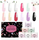 Acrylic Nail Kit,3 Colors Acrylic Nail Powder Set for Acrylic Nail Extension 3D