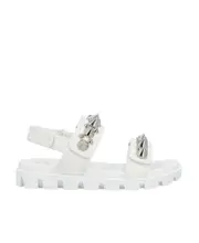 Pinned flat sandals 39,36.5 White