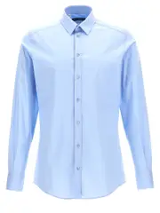 [Dolce & Gabbana] Dolce & Gabbana-Dg Essential Shirt Camicie Celeste-Uomo 39cm Light Blue