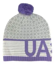 Under Armour Girls Favorite Beanie Gray/Lt Purple OSFA 1318473-011