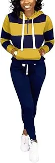 Nimsruc Two Piece Outfits For Women Jogging Suits Casual Sweatsuits Jogger Tracksuits Long Sleeve Hoodie Matching Sets