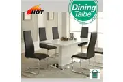 NEW White Hi High Gloss Modern Contemporary Dining Table Top 160cm (no chairs)