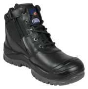 SIZE 10 Mongrel Boots Black ZipSider Low Leg Boot (scuff cap) 461020