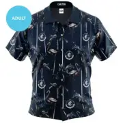 Carlton Blues AFL Hawaiian Shirt Sizes S-5XL BNWT