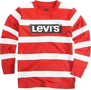 [Levi's] Boys Long Sleeve Graphic T-Shirt Long_Sleeve T-Shirt