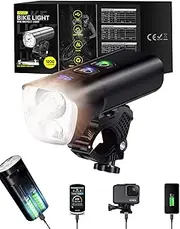 Bike Light Front - USB Type C Rechargeable Headlight for Night Riding, LED Bicycle Lights
