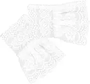 [OHPHCALL] 1 Pair Lace Wrist Bands Lace Wrist Sleeves for Women Hand Cuff Floral Lace Wrist Gloves Elastic Wrist for Sleeves Lace Cuff Lace Gloves Lace Trim Bracelets Fake Sleeves