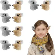 10 PCS Koala Stuffed Animal Hair Clips, Small Koala Hair Claw Clip for Women and Girls