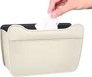 Backseat Car Organizer,Multifunctional Car Storage Organizers - Non-slip Sunglasses Holder, Large Capacity Auto Garbage Bin for Outdoor Commute