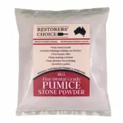 PUMICE STONE POWDER FFFF for soap making and grain filling fine grade 1KG