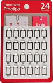 The Blank Fabric Panel Wall Clips and Hooks, Pin Clips for Office Clothes Cubicle Walls, Cloth Partitions