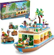 LEGO Friends Canal Houseboat​ 41702 Kids Building and Construction Toy, Vehicle Toy Boat, Role Play Toy