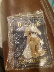 Boyds Bears Bearwear Retired Wuzzies Pin Jointed Tiny Brooch Handmade Vintage