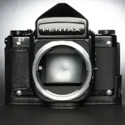 Vintage Genuine Real Leather Half Camera Case Bag Cover For Pentax 67 6X7 67TTL